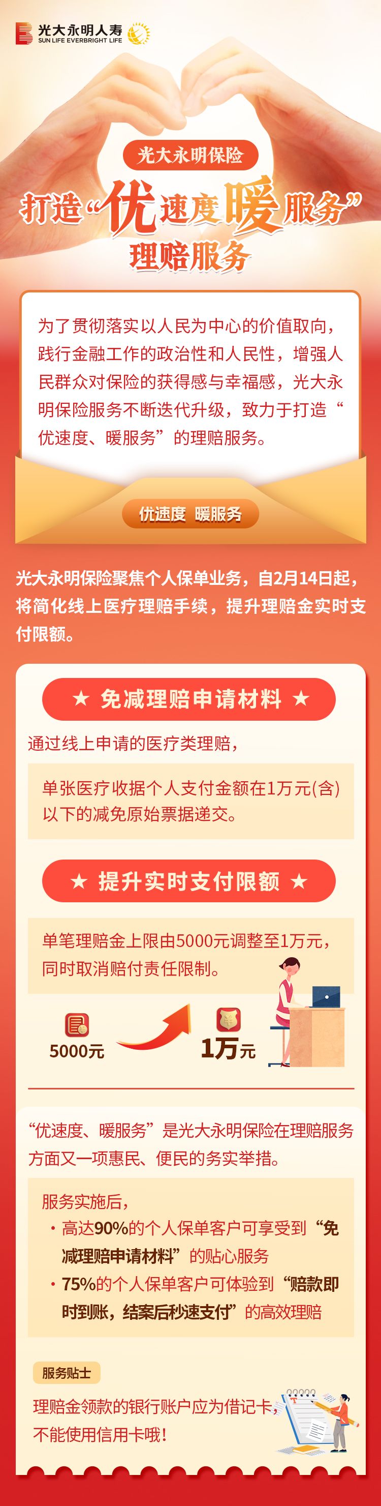 光大永明保險：打造“優(yōu)速度、暖服務(wù)”理賠服務(wù)